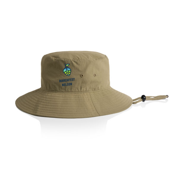 Marchfest Hop - AS Colour Nylon Wide Brim Bucket Hat Thumbnail